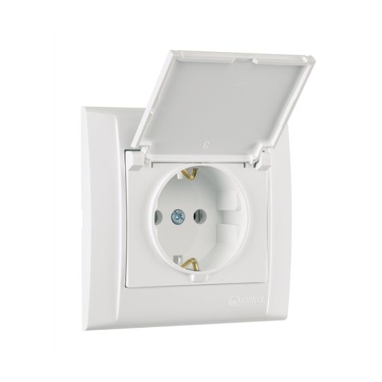 Makel Defne Kapaklı Topraklı Priz resmi