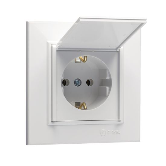 Makel Karea Kapaklı Topraklı Priz resmi