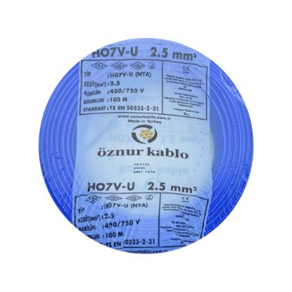 Öznur 2,5 NYA Kablo (Mavi) resmi