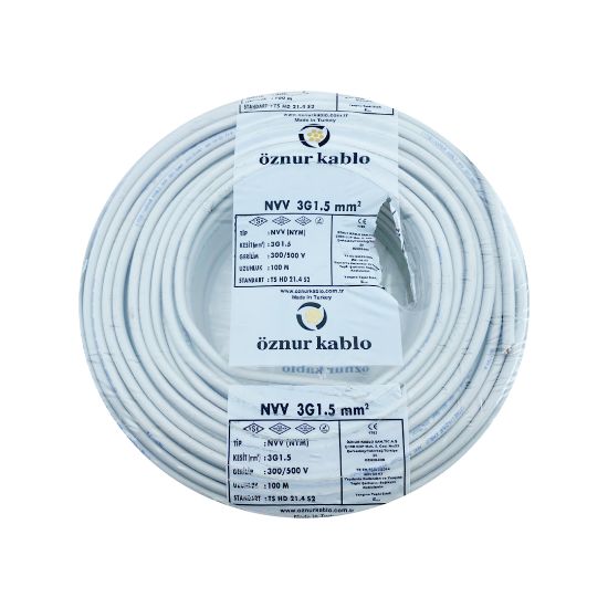 Öznur 3x1,5 NYM Kablo resmi