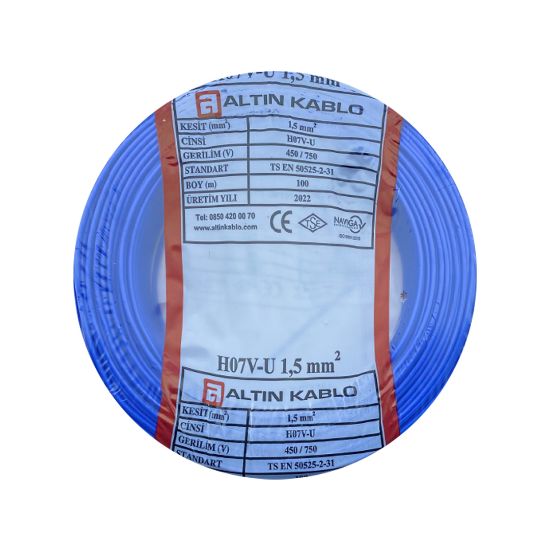 Altın 1,5 NYA Kablo (Mavi) resmi