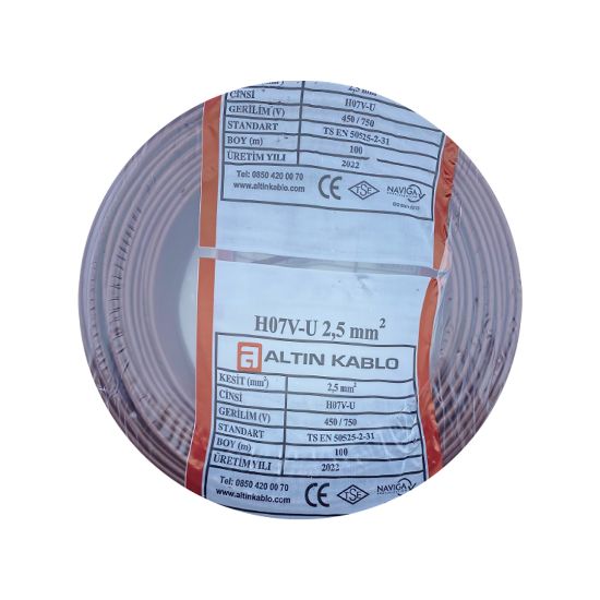 Altın 2,5 NYA Kablo (Kahverengi) resmi