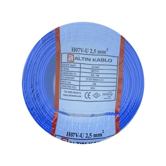 Altın 2,5 NYA Kablo (Mavi) resmi