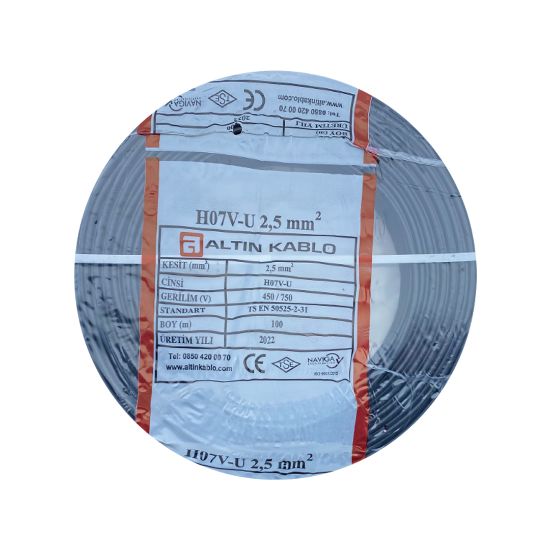 Altın 2,5 NYA Kablo (Siyah) resmi