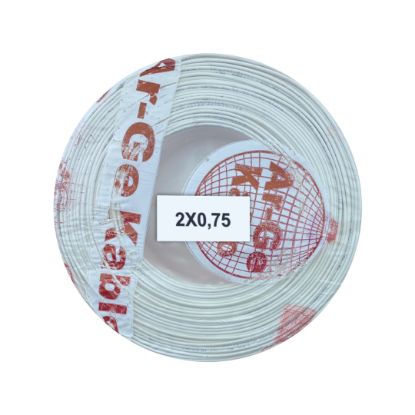 Arge Kablo 2x0,75 Kordon Hoparlör Kablosu (CCA) resmi