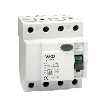 Viko 4x40A 300mA Trifaze Kaçak Akım Sigorta Rölesi resmi