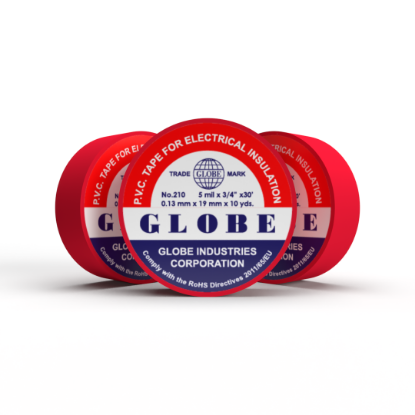 Globe İzole Elektrik Bant (Kırmızı) resmi