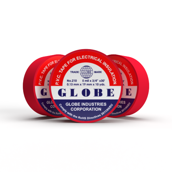 Globe İzole Elektrik Bant (Kırmızı) resmi