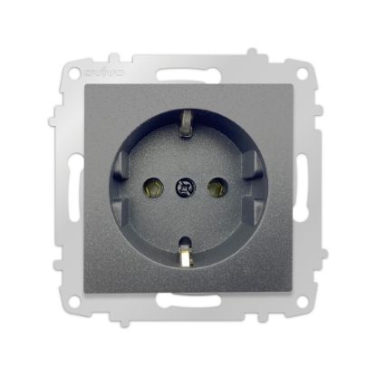 Ovivo Grano Topraklı Priz (Füme) resmi