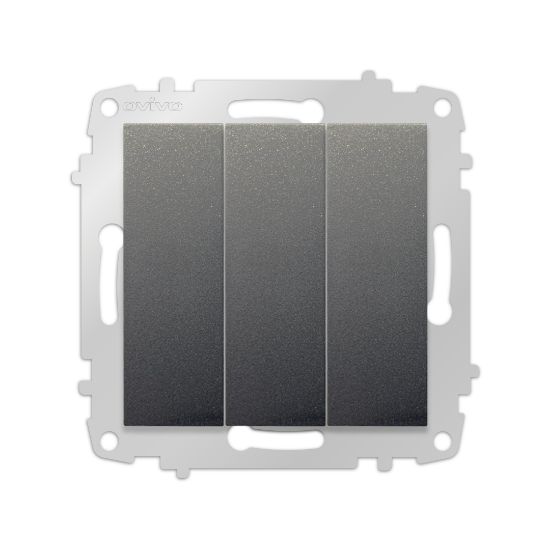 Ovivo Grano Üçlü Anahtar (Füme) resmi