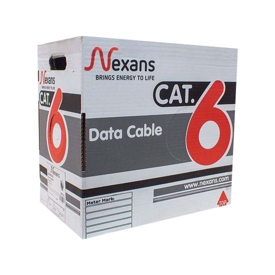 Nexans CAT6 HalogenFree ( YANMAZ ) (Bakır) resmi