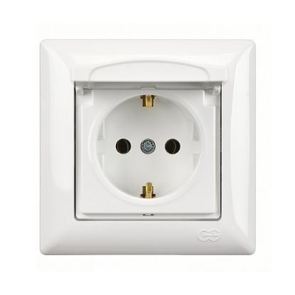 Günsan Visage Kapaklı Topraklı Priz resmi