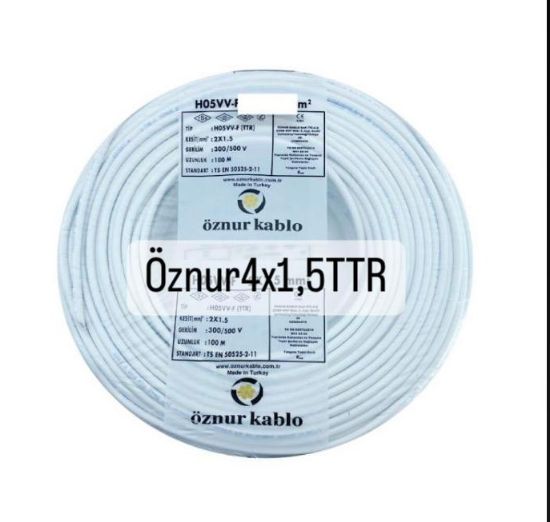 Öznur. 4x1,5 TTR Kablo resmi