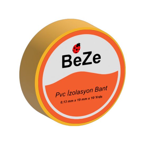 Beze İzole Elektrik Bant (Sarı-Yeşil) resmi