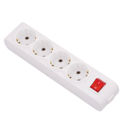 Orel 4'lü Anahtarlı Grup Priz Klemensli resmi