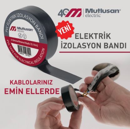 Mutlusan PVC ELEKTRİK İZOLE BANT -  KARIŞIK RENK resmi