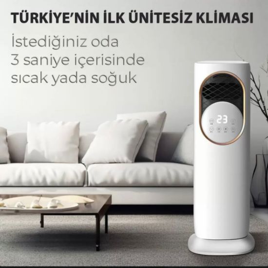 Artı Tech 5A İleri Teknoloji 180° Ünitesiz Klima Sıcak/Soğuk Nemlendirici Ünite HF-C18 resmi