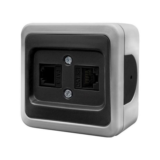 Nead Multima Data + Nümeris Priz (Cat 5+Cat 3) resmi