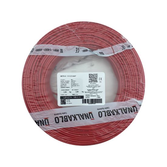 Ünal 2,5 NYA Kablo (Kırmızı) resmi