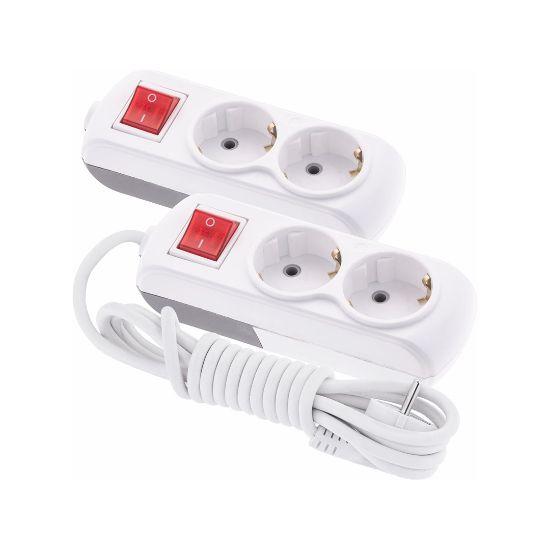 Far 2'li Klemensli Grup Priz (Anahtarlı) resmi