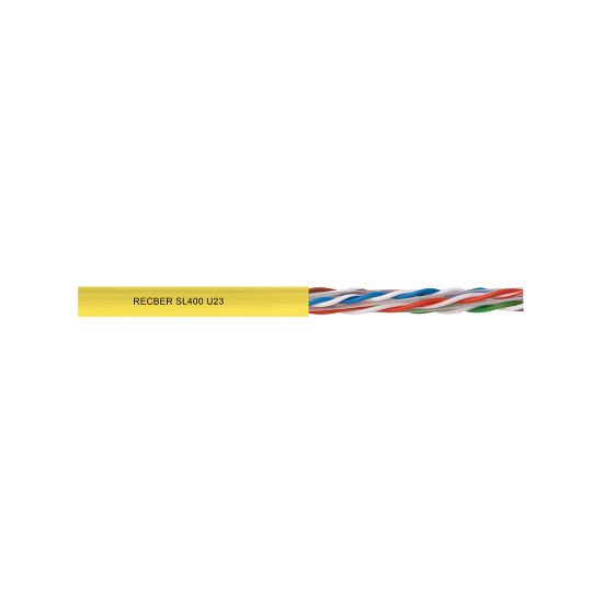 Reçber SL400 U23 LSZH Category 6 U/UTP 4X2X23AWG Mavi Data Kablosu resmi