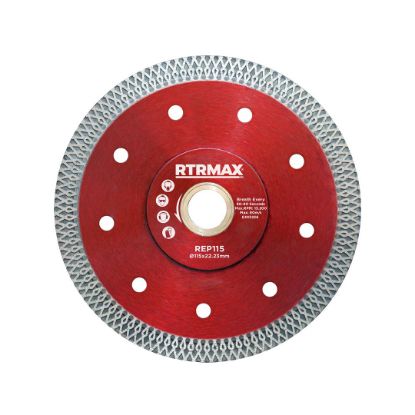 Rtrmax Çapraz Dişli Hassas Kesim Elmas Testere (115 mm) resmi