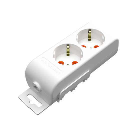 Mutlusan Ri-tech 2'li Topraklı Grup Priz (Klemensli) resmi