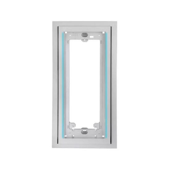 Audio Işıklı Sıva Üstü Panel Altlığı (Gümüş-Mavi Işıklı) resmi