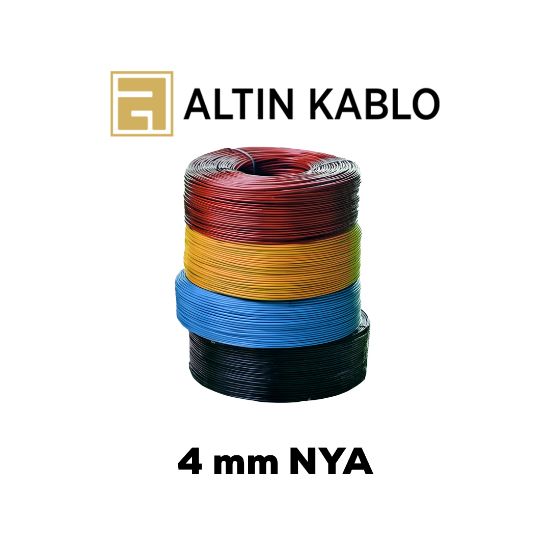 Altın 4 mm NYA  Kablo (Sarı-Yeşil) resmi