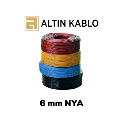 Altın 6 mm NYA  Kablo (Kırmızı) resmi