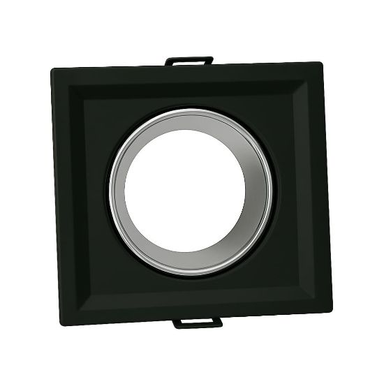 Fuplast Tekli Siyah+Krom Dekoratif Çerçeve resmi