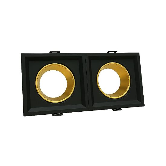 Fuplast İkili Siyah+Gold Dekoratif Çerçeve resmi