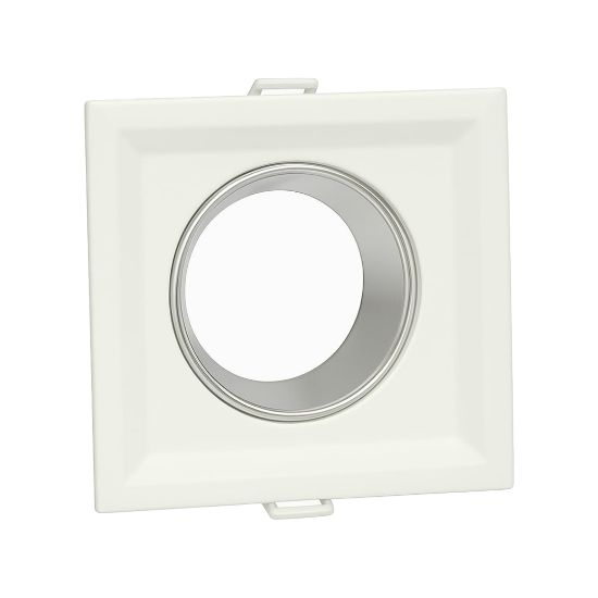 Fuplast Tekli Beyaz+Krom Dekoratif Çerçeve resmi