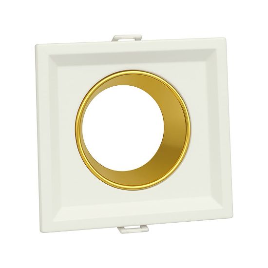 Fuplast Tekli Beyaz+Gold Dekoratif Çerçeve resmi