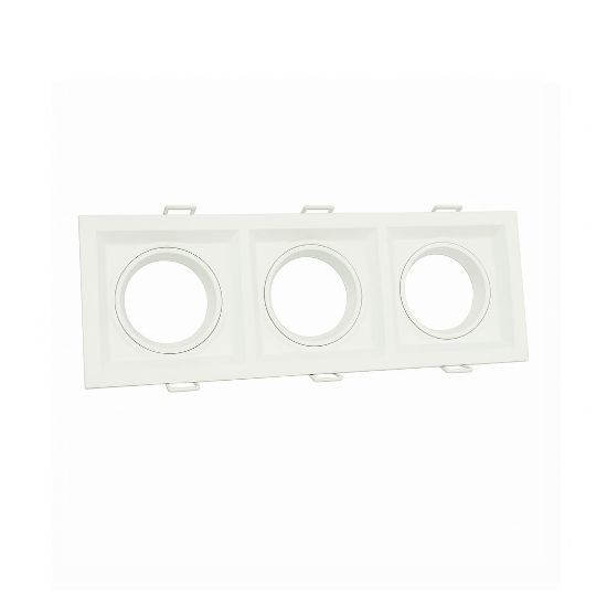 Fuplast Üçlü Beyaz+Beyaz Dekoratif Çerçeve resmi