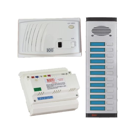 Boçi 7 Daire Apartman Konuşma Sistemi (Paket) resmi