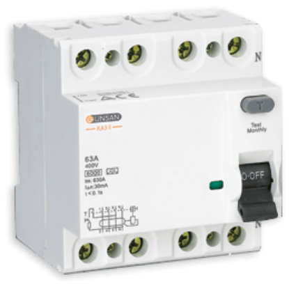 Günsan 4x40 300mA Trifaze Kaçak Akım Rolesi Sigorta Rölesi resmi