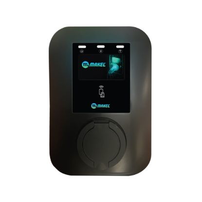 Makel Soket Tip Elektrikli Araç Şarj İstasyonu (Trifaze) resmi
