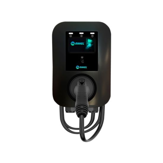 Makel Kablolu Tip Elektrikli Araç Şarj İstasyonu (Monofaze) resmi
