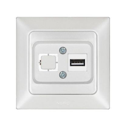 Nead Aras Beyaz İnci USB Konnektör (Şarjsız) resmi