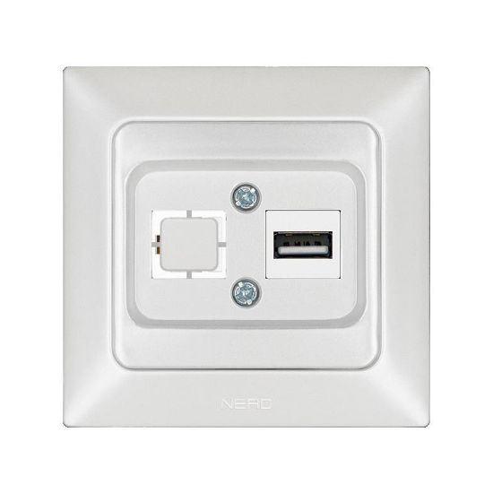 Nead Aras Beyaz İnci USB Konnektör (Şarjsız) resmi
