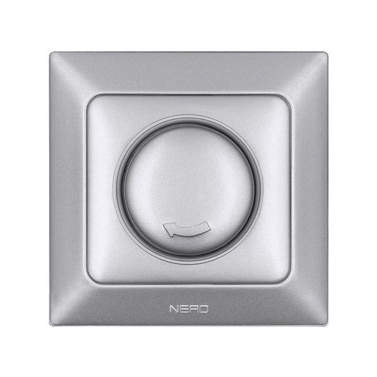 Nead Aras Gümüş Rotatif Dimmer (800W) resmi