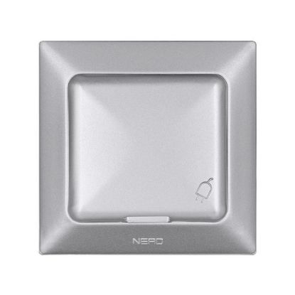 Nead Aras Gümüş Kapaklı Topraklı Priz resmi