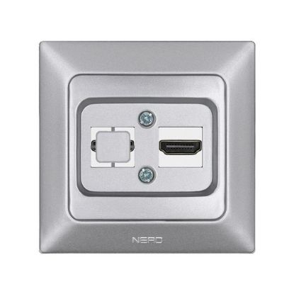 Nead Aras Gümüş HDMI Konnektör resmi