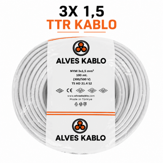 Alves 3x1,5 TTR Kablo  resmi