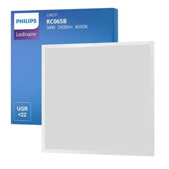 Philips 34W 60x60 Slim Led Panel Beyaz Işık (6500K) resmi