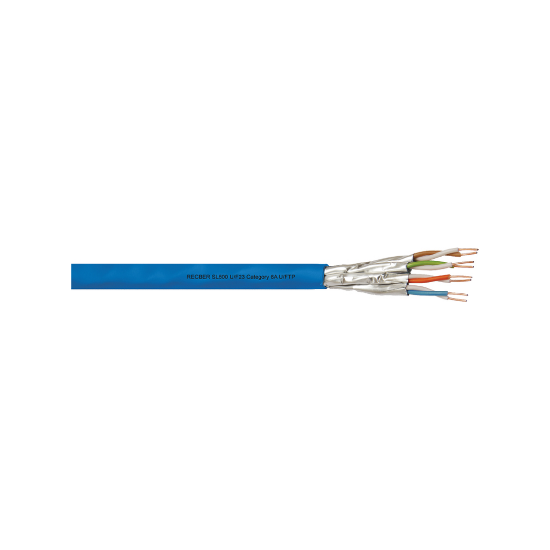 Reçber SL500 U/F23 LSZH Category 6A U/FTP 4X2X23AWG Data Kablosu resmi